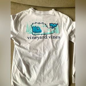 Boys long sleeve Vineyard Vines Yeti tee